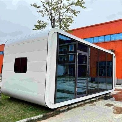 Smart Apple Cabin Het ultieme modulaire mobiele huis met aangepaste kleur