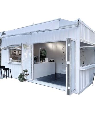 Vergroot huis Moderne geprefabriceerde afneembare draagbare gefabriceerde container