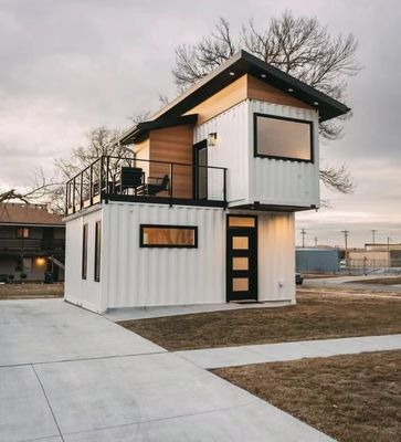 Vergroot huis Moderne geprefabriceerde afneembare draagbare gefabriceerde container