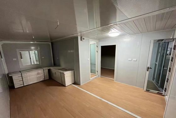 Gegalvaniseerde staalcontainerhuizen Modern beweegbaar woonhuis opvouwbaar