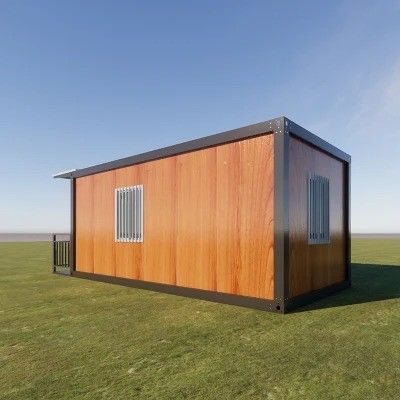 Mobiele woning Containerhuis met snel bouwen sandwich paneel Sterke staalstructuur