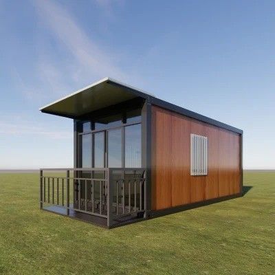 Mobiele woning Containerhuis met snel bouwen sandwich paneel Sterke staalstructuur