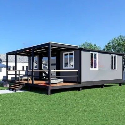 Luxe 2 slaapkamers container huis met volledige badkamer In Australië 20ft/40ft