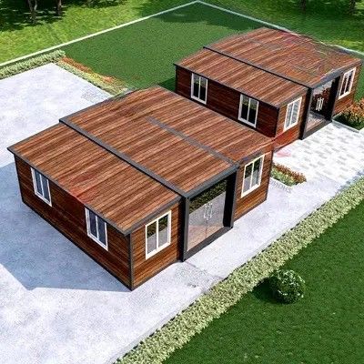 Luxe 2 slaapkamers container huis met volledige badkamer In Australië 20ft/40ft