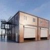Luxe kantoorgebouw Recyclebaar prefab Containerhuis voor gezinswonen