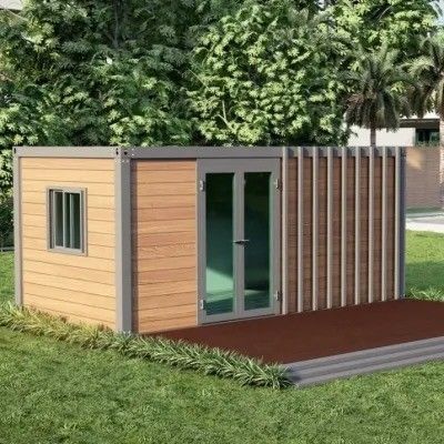 Luxe kantoorgebouw Recyclebaar prefab Containerhuis voor gezinswonen