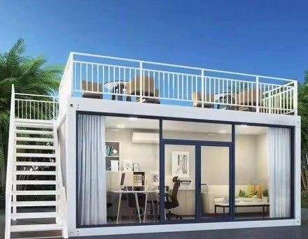 Luxe mobiel wooncontainerhuis voor flexibel kantoorgebouw