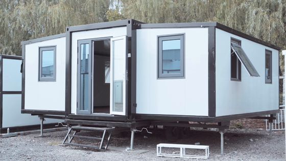Moderne prefab uitbreidbare woning 3 in 1 staal slaapkamer Containerhuis