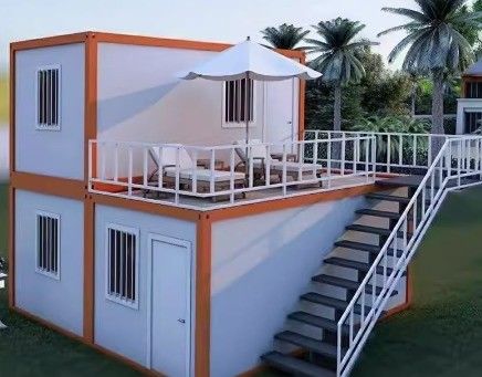 Luxe mobiel wooncontainerhuis voor flexibel kantoorgebouw