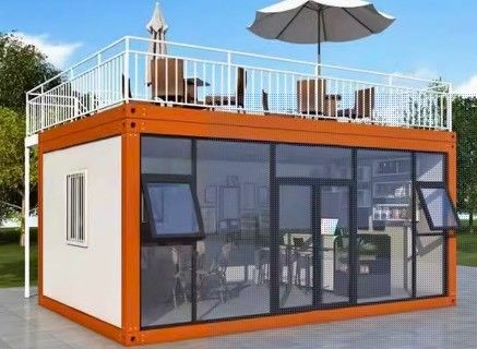 Luxe mobiel wooncontainerhuis voor flexibel kantoorgebouw