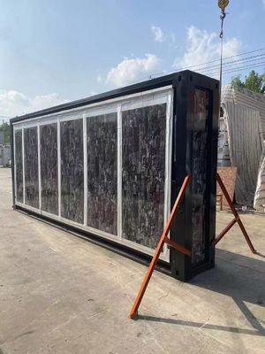 Multifunktioneel wonen met gemonteerd fat pack container huis