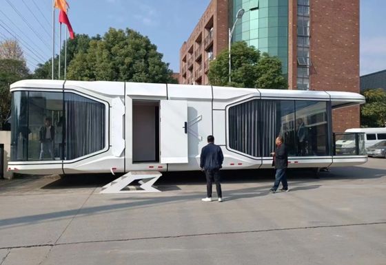 Moderne eenvoud Gebruiksvriendelijkheid Voordeel Luxe Ruimtecapsule Prefabricated Modular Home