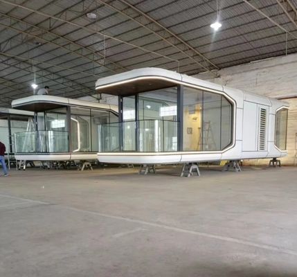 Moderne eenvoud Gebruiksvriendelijkheid Voordeel Luxe Ruimtecapsule Prefabricated Modular Home