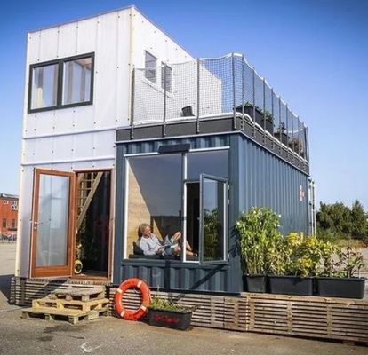 Sandwich wandpaneel geassembleerd afneembare container prefab huis voor 20ft of 40ft
