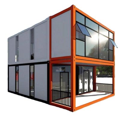 Comfortabele woonruimte 20ft 40ft staal frame container huis met afneembare ontwerp