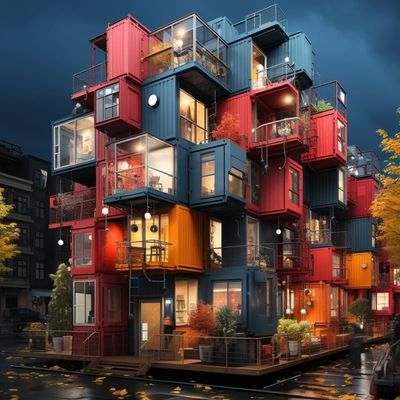 Makkelijk te monteren Afneembare containerhuis met licht staal structuur muur 20ft of 40ft