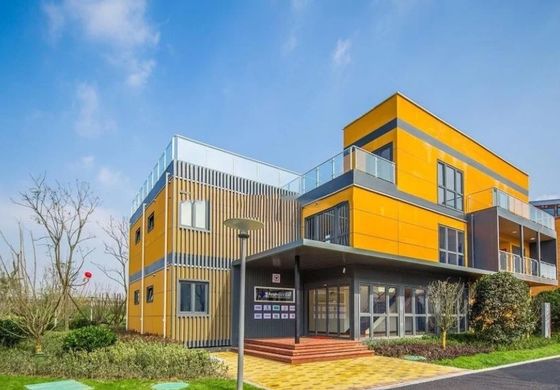 Gemakkelijk te monteren geprefabriceerd afneembare containerhuis met licht stalen structuur muur