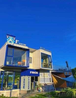 Makkelijk te monteren Afneembare containerhuis met licht staal structuur muur 20ft of 40ft