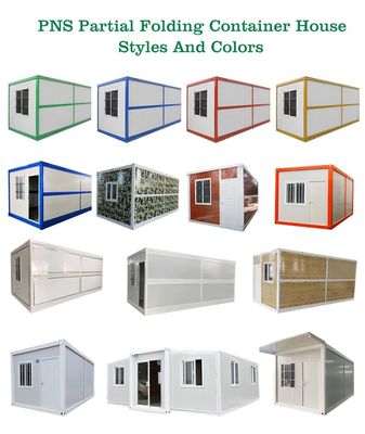 Meerdere doeleinden woningcontainerhuis met opvouwbaar ontwerp en aluminium raam