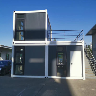 Gegalvaniseerde staalframe Afneembare containerhuizen voor geprefabriceerde accommodaties