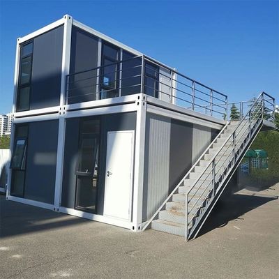 Gegalvaniseerde staalframe Afneembare containerhuizen voor geprefabriceerde accommodaties