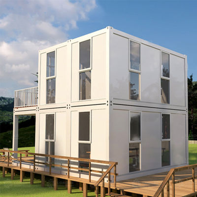 Gegalvaniseerde staalframe Afneembare containerhuizen voor geprefabriceerde accommodaties