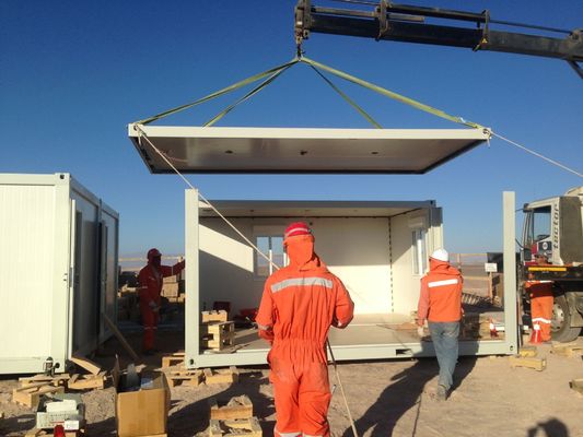 REACHTOP Uitbreidbare voorgefabriceerde container Huis kantoorgebouw Flat Pack Container
