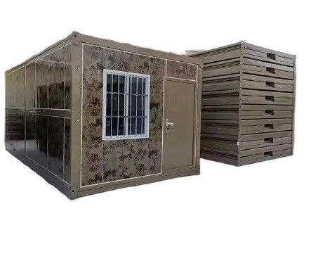 30 Jaar Levensduur Stalen deur Recycled Container House Prefab Huis Customized Tiny Folding Pack