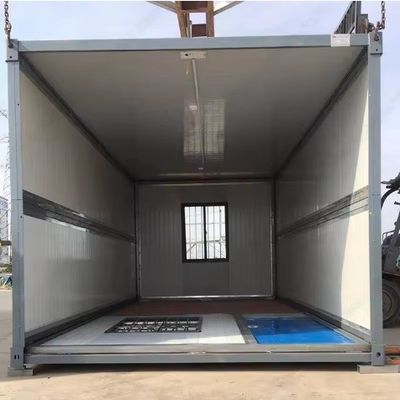 Snel installeer Op maat gemaakte kleine opvouwbare containerhuis met moderne eenvoudige stijl