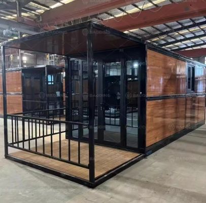 Snel installeer Op maat gemaakte kleine opvouwbare containerhuis met moderne eenvoudige stijl