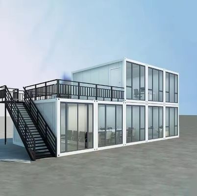 Moderne eenvoudige stijl vouwcontainerhuis voor modern draagbaar containerkantoor