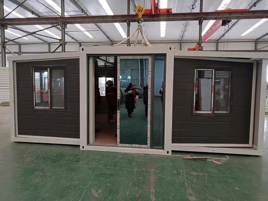 Opvouwbaar 20ft/40ft Container Luxe Mobile Villa 3 slaapkamers Tiny Prefab Home