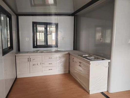 Opvouwbaar 20ft/40ft Container Luxe Mobile Villa 3 slaapkamers Tiny Prefab Home