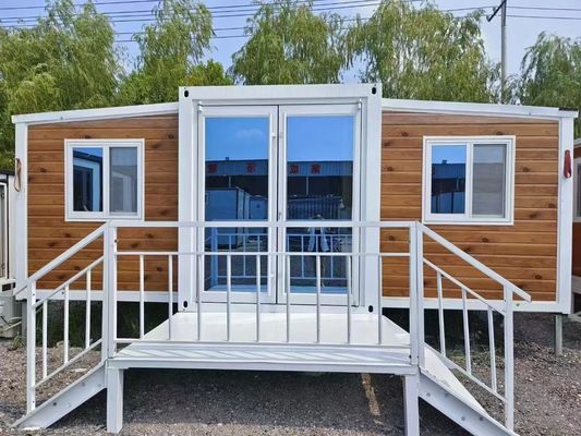 Opvouwbaar 20ft/40ft Container Luxe Mobile Villa 3 slaapkamers Tiny Prefab Home