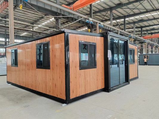 Opvouwbaar 20ft/40ft Container Luxe Mobile Villa 3 slaapkamers Tiny Prefab Home