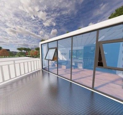 Gewijzigde scheepvaartcontainer prefab huis en multifunctionele draagbare container huis