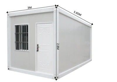 Modern ontwerp staalconstructie container huis voor aangepaste kleur woonhuis prefab
