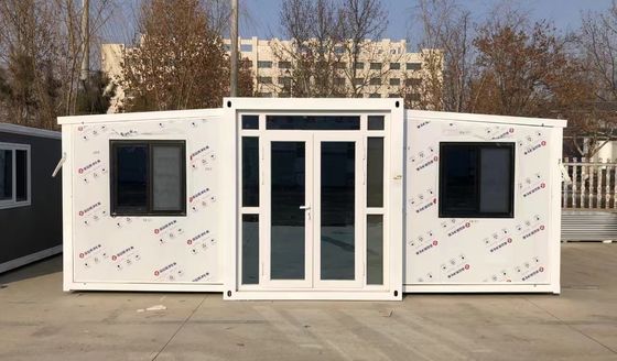 Uitbreidbaar containerhuis met volledige badkamer gegalvaniseerd stalen frame 20ft of 40ft