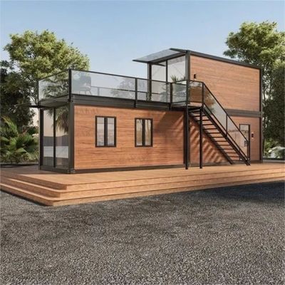 Modern ontwerp staalconstructie container huis voor aangepaste kleur woonhuis prefab
