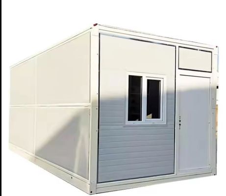 Mobiele woning Containerhuis snel opvouwbaar Flat Pack voorgefabriceerd 20ft 40ft