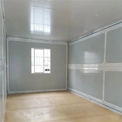 Moderne ontwerp stijl vouwbare mobiele containerhuizen met stalen deuren