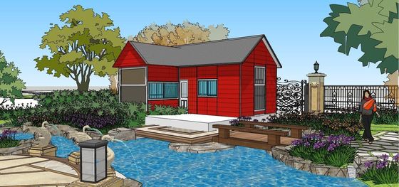 Modulair 40ft Flat Pack Staal Container Villa Huis Met Snel Installatie Voordeel