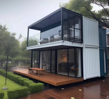 Brandbestendig Rock Wool Sandwich Panel voor Contemporary Design Flat Pack Container