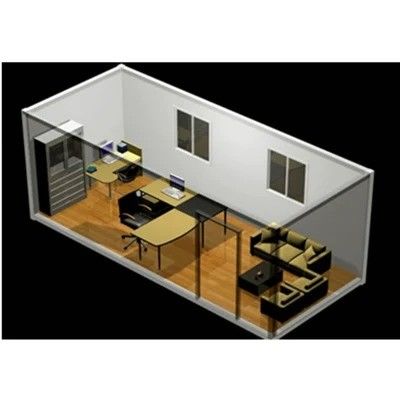 20ft of 40ft Mobile Living Container House met aangepaste gegalvaniseerde staalstructuur