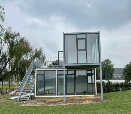 20ft Draagbare Flat Pack Living Container Container Huis Voor Hedendaagse Stijl