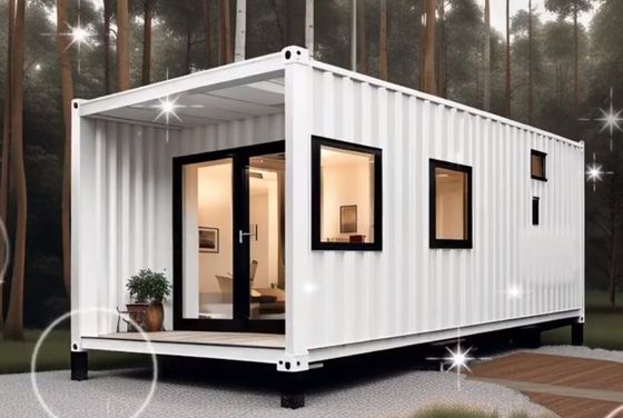 Contemporary Design Draagbare Flat Pack Living Container met aangepaste kleuropties
