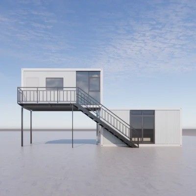 Op maat gemaakte kleine geprefabriceerde modulaire woningen voor de bouw van werkplaatsen