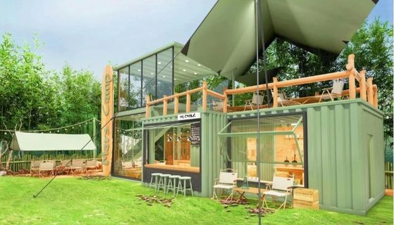 Veilig geïnstalleerd modulair stalen ontwerp aangepast draagbaar plat pakket voor luxe wonen