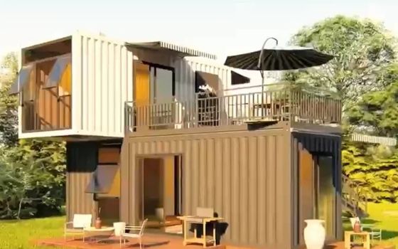 Modern flat container huis draagbaar afneembare voor luxe internet beroemdheden