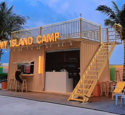 Hotel Flat Pack Container House Draagbare en aanpasbare accommodatieoplossing